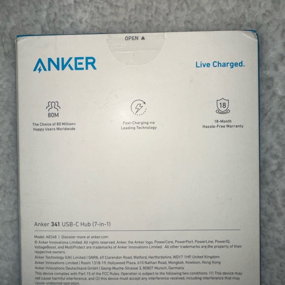 NWT Anker 341 USB-C Hub (7 in 1) - Picture 5 of 11